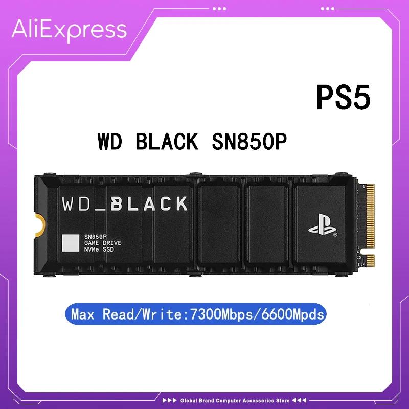    ̺, WD_BLACK SN850P, NVMe SSD, PS5 ܼ, PCIe Gen4  , 1TB, 2T, 4T ָ Ʈ ̺, 7300 MB/s